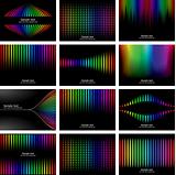 Abstract rainbow bark colour background collection