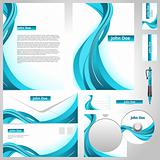 Business templates. Corporate style