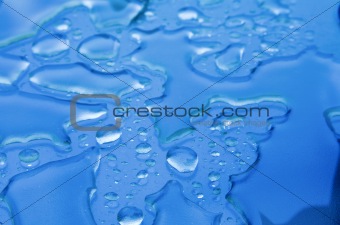 Water on glass