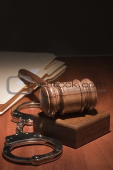 Gavel and Handcuffs