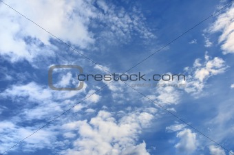 Cloudscape  - only sky and clouds