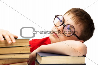 boy with glasses