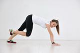 young woman fitness workout 