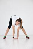 young woman fitness workout 