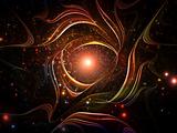 Abstract Colorful Space Background