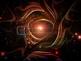 Abstract Colorful Space Background