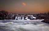 Great Falls at dusk