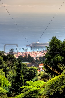 View from Monte Palace Tropical Garden - Funchal, Madeira
