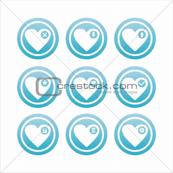 blue hearts signs