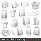 Vector blank packing collection