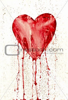 broken heart - bleeding heart