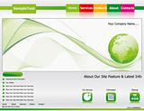 abstract web template