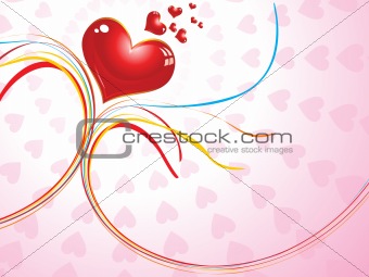 abstract valentine concept 