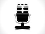 abstract microphone icon