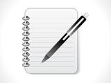 abstract notepad icon 