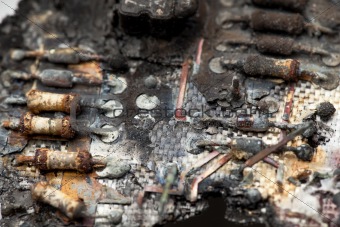 Burnt Circuit Board
