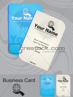 abstract grunge based business cards