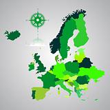 Europe map 