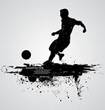 soccer player vector