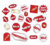 Vector set of tags 
