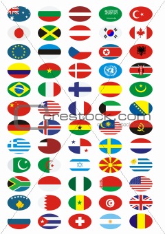 National flags collection