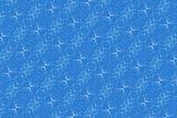 Blue abstract kaleidoscope background.
