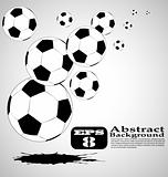 the vector abstract soccer background