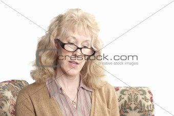 middle-aged woman
