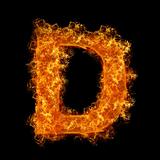 Fire letter D