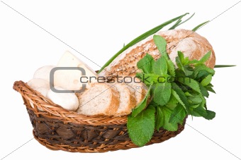 Basket with bread 