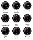 Clock with different Time Zone