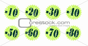 grunge tag stickers with discount