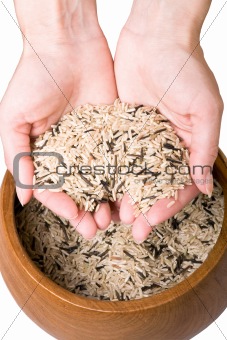 Handful of rice 