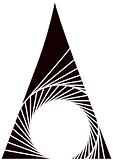 Abstract triangular design