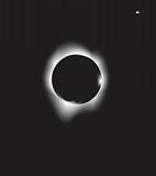 vector illustration of a solar eclipse