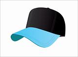 Black and Blue Baseball Cap