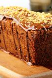 chocolate cake with chocolate frosting sauce