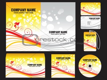 abstract corporate id template