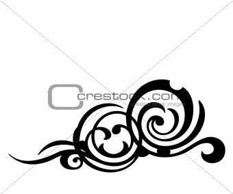 Abstract botany element of ornament. Vector