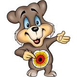 Teddy Bear and Dartboard