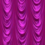 Plush pink theater curtains