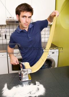 Man making Pasta