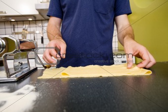 Pasta on Counter