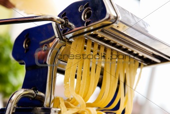 Homemade Pasta Fettuccine Detail
