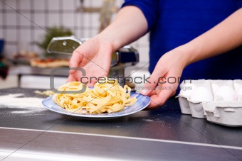 Plate of Fresh Pasta