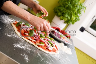 Pizza Making Detail