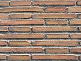 Ancient roman brick wall