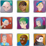 People Faces Icons Avatars
