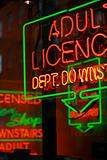 Adult Book Shop Neon Sign