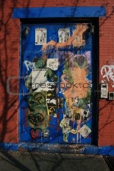 Graffiti door